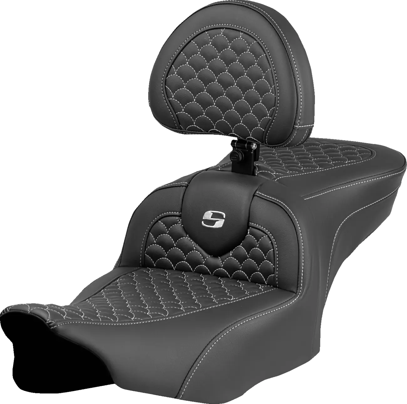 Saddlemen Dragon Scale Roadsofa Seat - For Harley Davidson