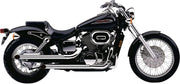Cobra Drag Pipes Exhaust System Full Chrome 2-into-2