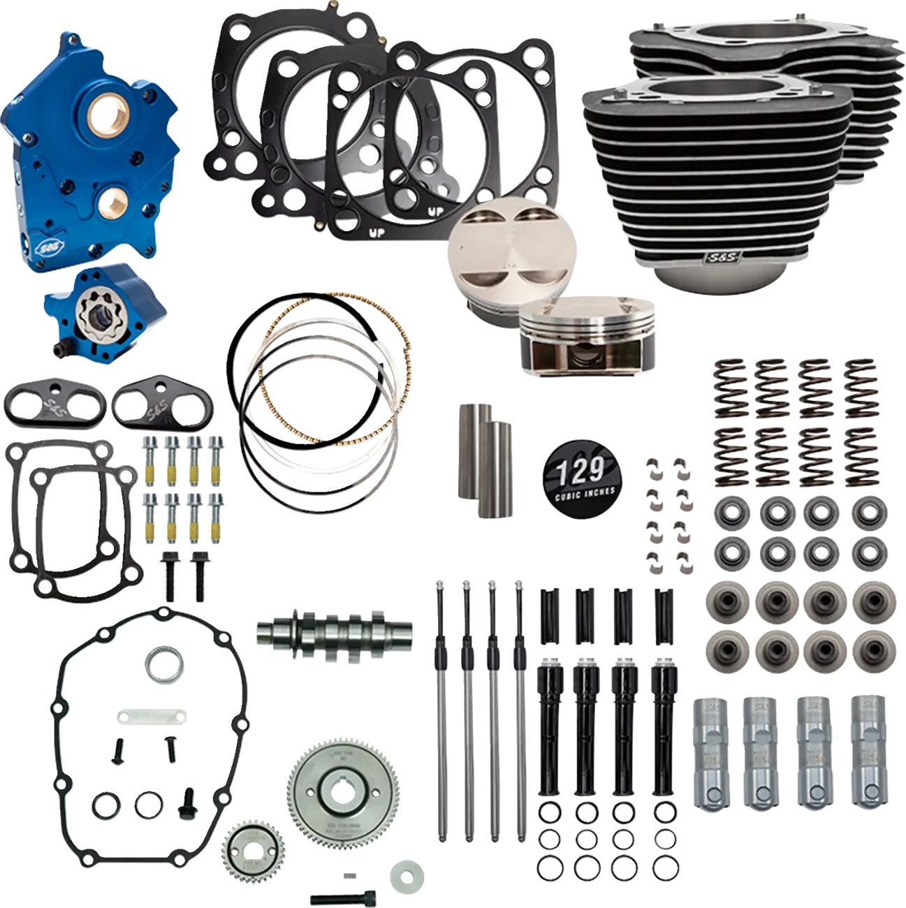 S&S Cycle 129" Power Package Big Bore Kit for M8