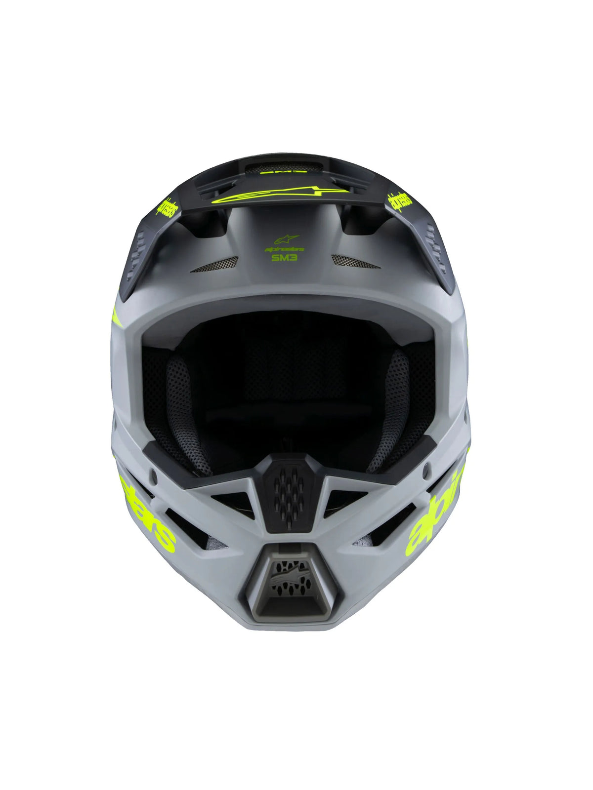 Alpinestars SM3 Radium Youth Helmet Gray Black Yellow