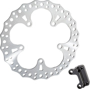 Arlen Ness Jagged Floating Rotor For V-twin - Front