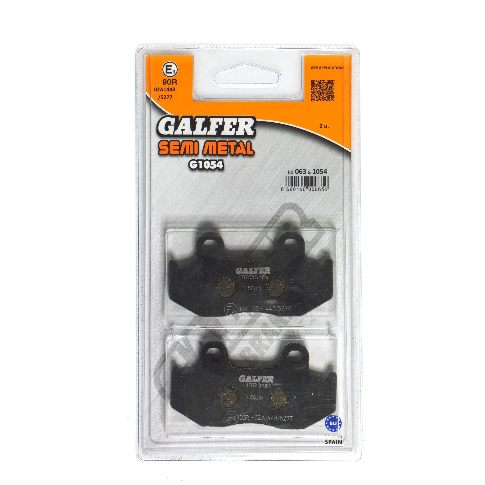 Galfer Semi-metallic Brake Pads For Oem Replacement - Front & Rear