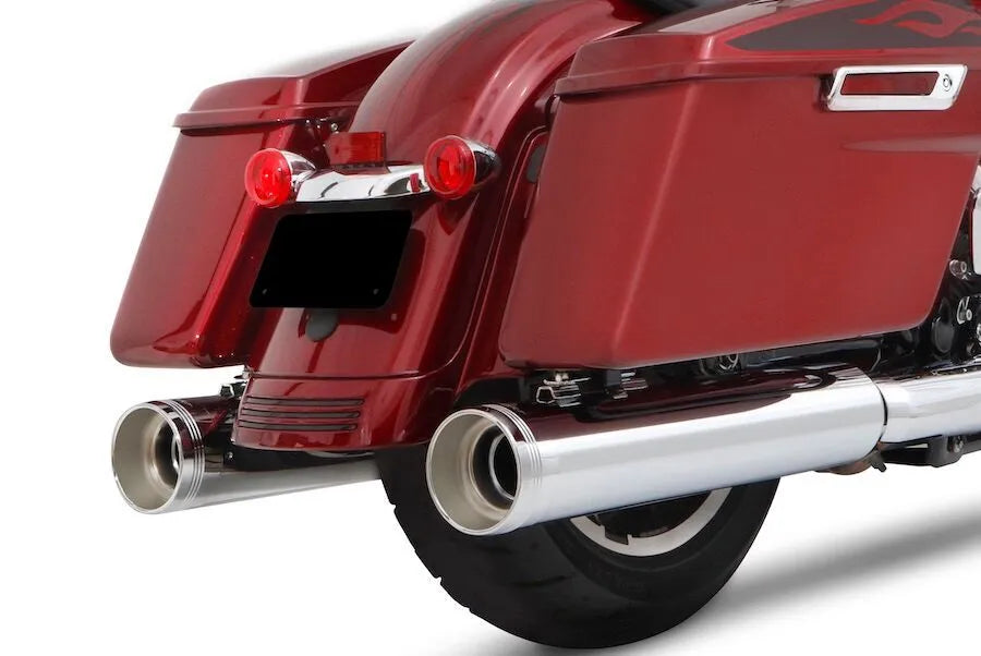 Rinehart Racing 4.5" Slip-on Mufflers For Touring - ECE Street Legal Approved