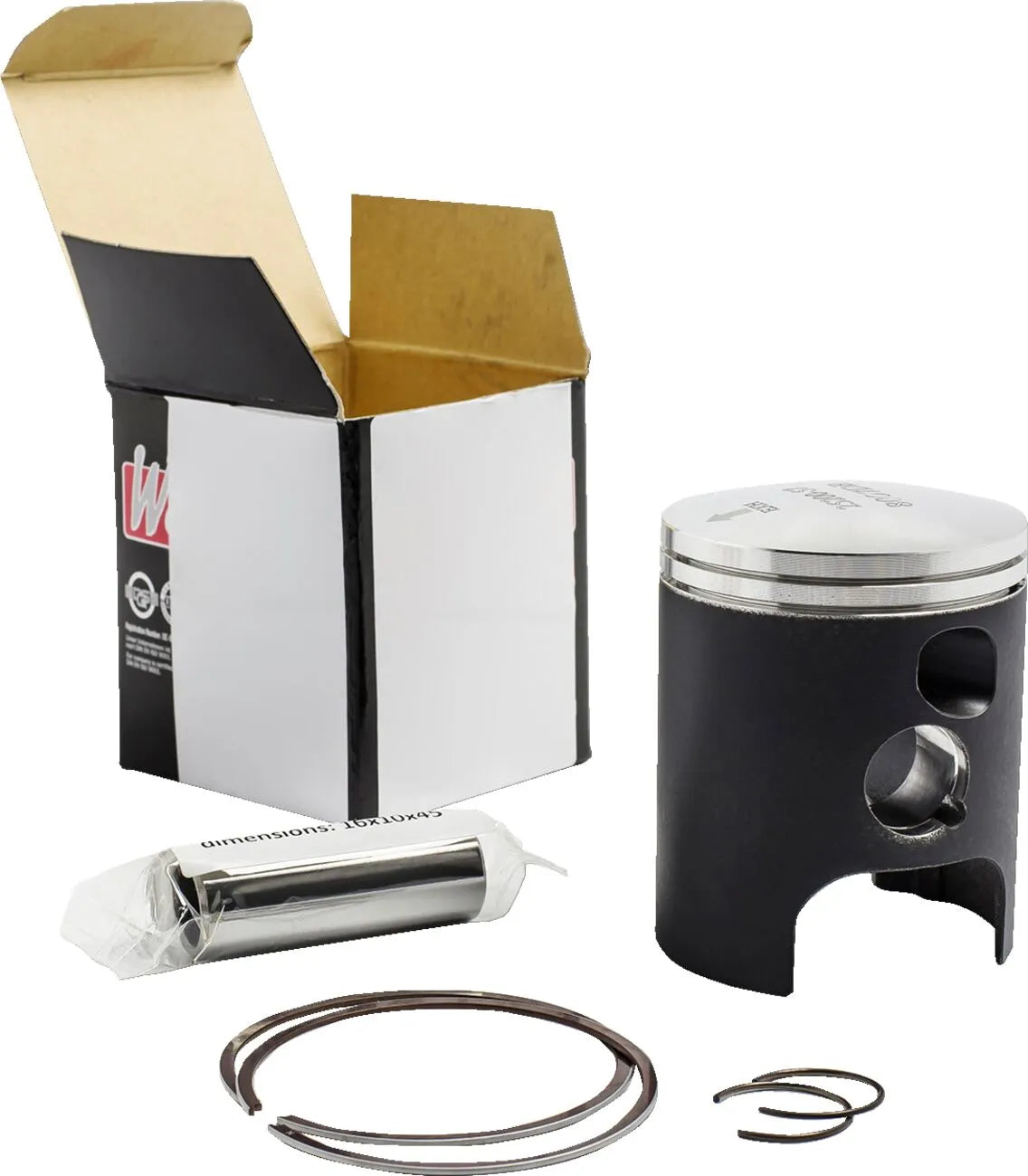 Wossner 2-stroke 124cc Piston Kit