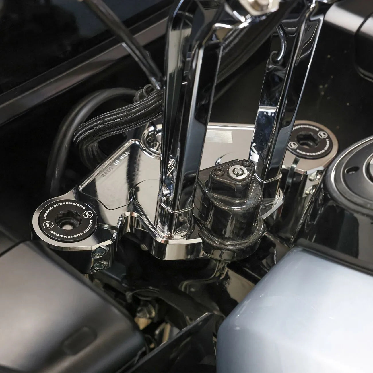 Thrashin Supply Co. Steering Lock Cover Carbon Fiber