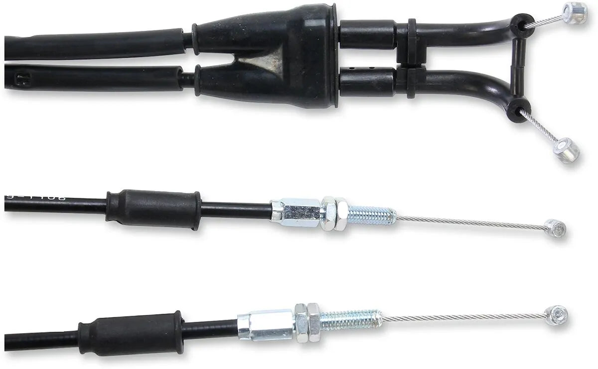MOOSE OFFROAD HARD-PARTS Black Vinyl Throttle Cable