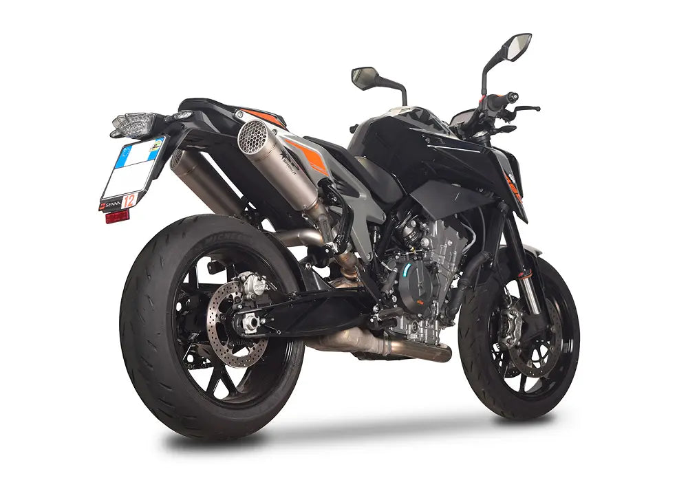 Spark Grid-o Slip-on Muffler Set Titanium - ECE Street Legal Approved