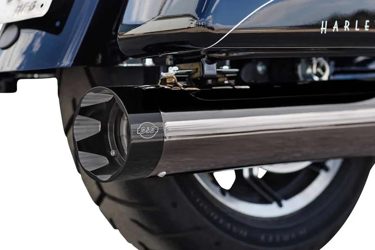 S&s Cycle 2-into-1 Sidewinder Exhaust System - Lava Chrome