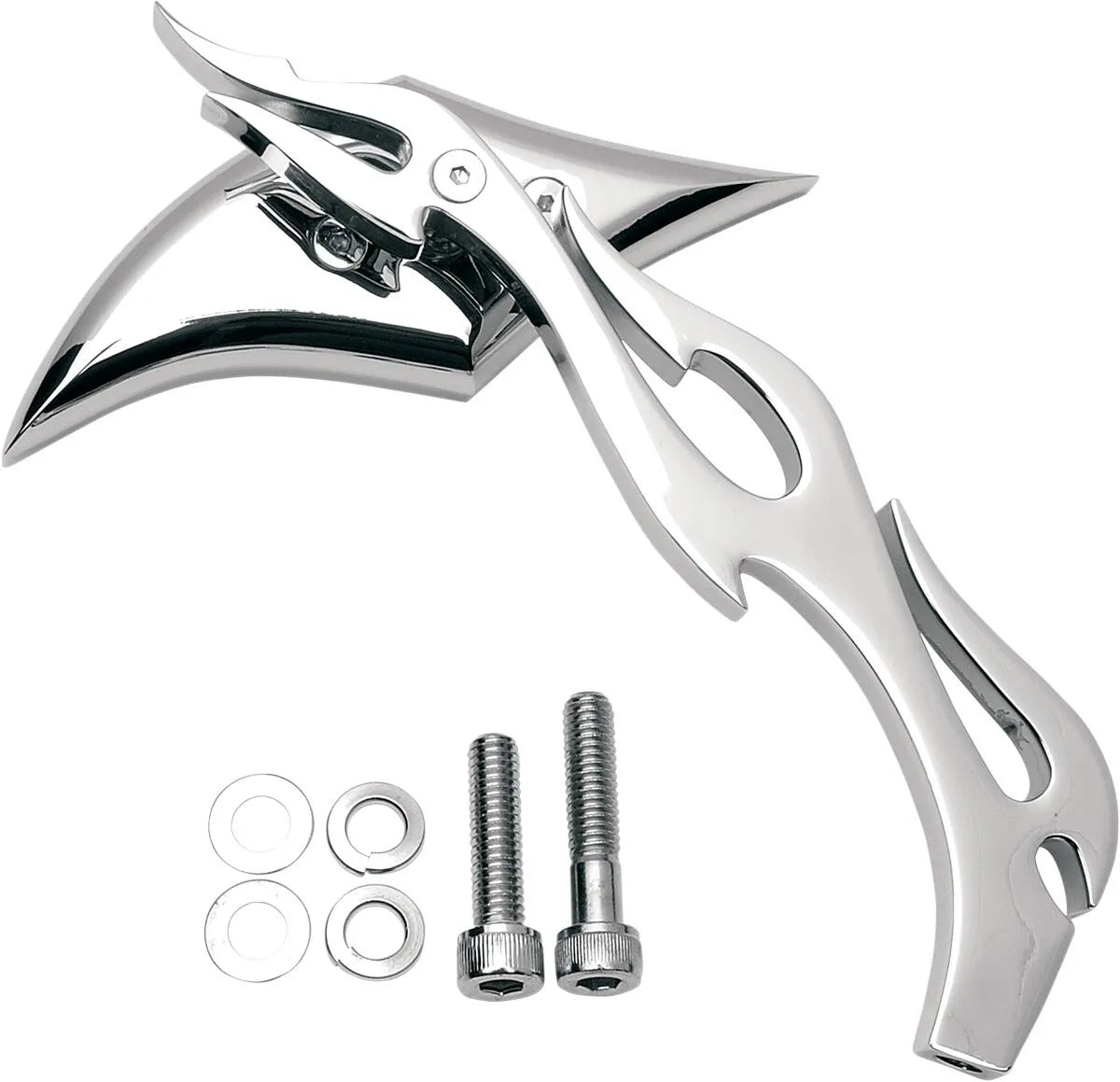 Drag Specialties Gothic Mirror With Sculptured Stem