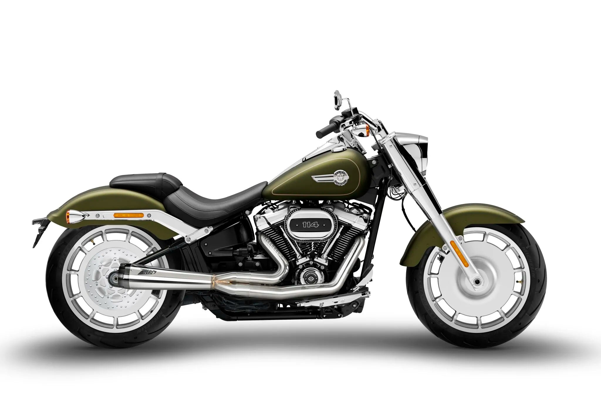 Zard Full Exhaust System 2:1 For H-d Softails (Polished) - ECE Street Legal & Approved - ECE Street Legal Approved
