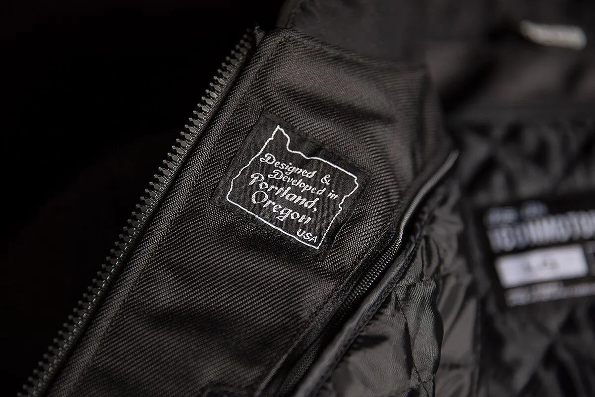 Icon Motorhead3™ Leather Motorcycle Jacket - Black