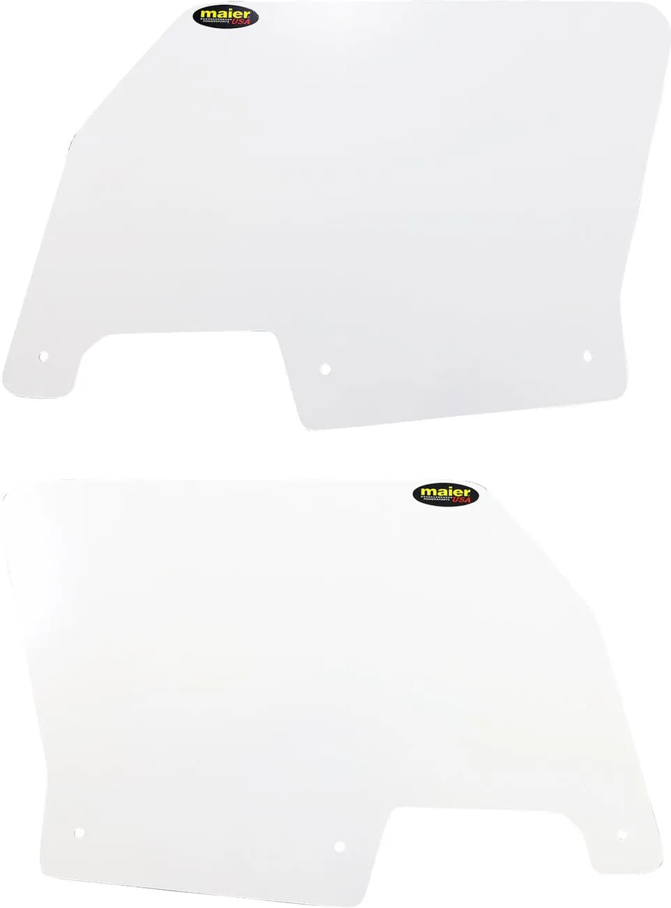 MAIER White Polypropylene Replacement Number Plates