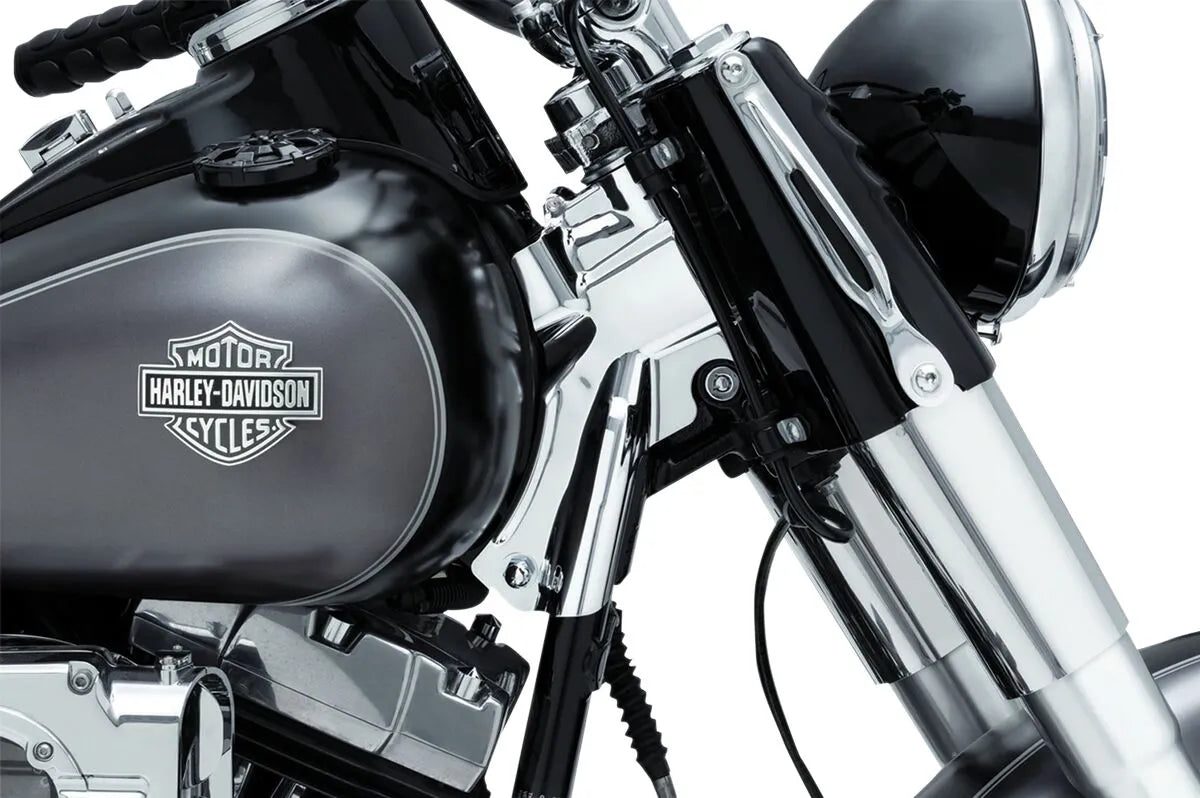 Kuryakyn Neck Covers Chrome For Harley-davidson