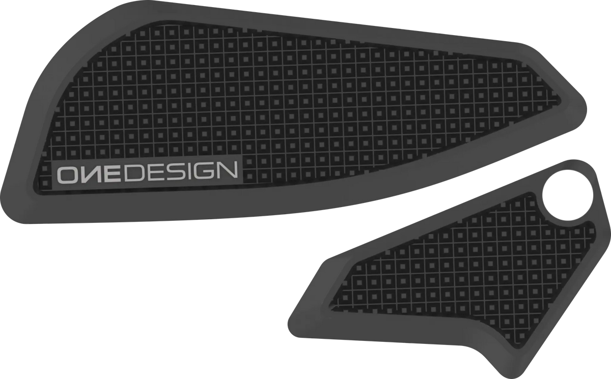 Onedesign HDR Side Tank Pad Black for Panigale V4