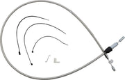 Magnum Shielding Quick Connect Clutch Cable - Polished Stainless