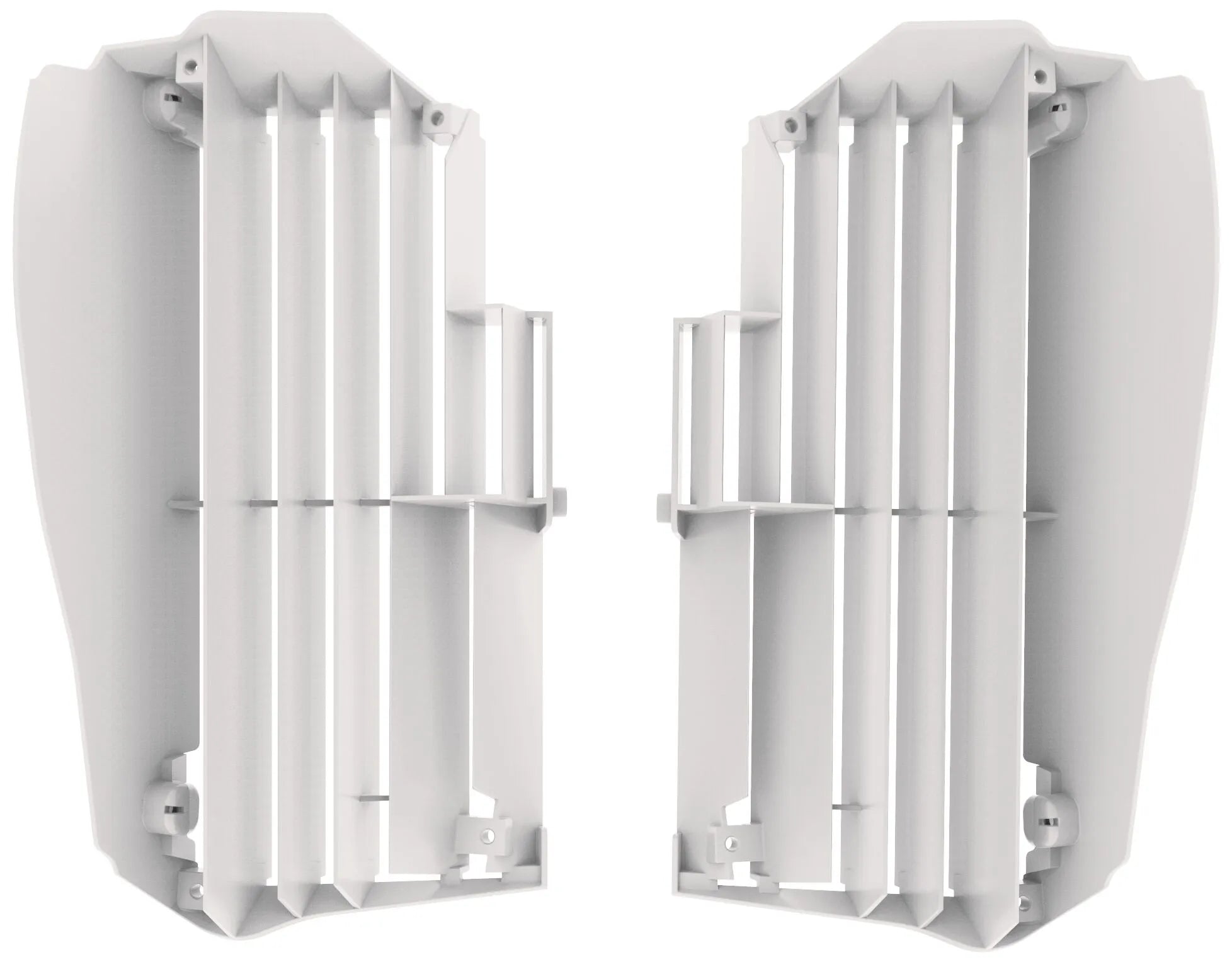 Polisport Radiator Guards For Yamaha - White
