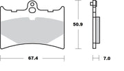 Moto-master Ceramic Brake Pads For Motorcycles