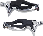 Kuryakyn Flamin' Pegs - Chrome Footpegs