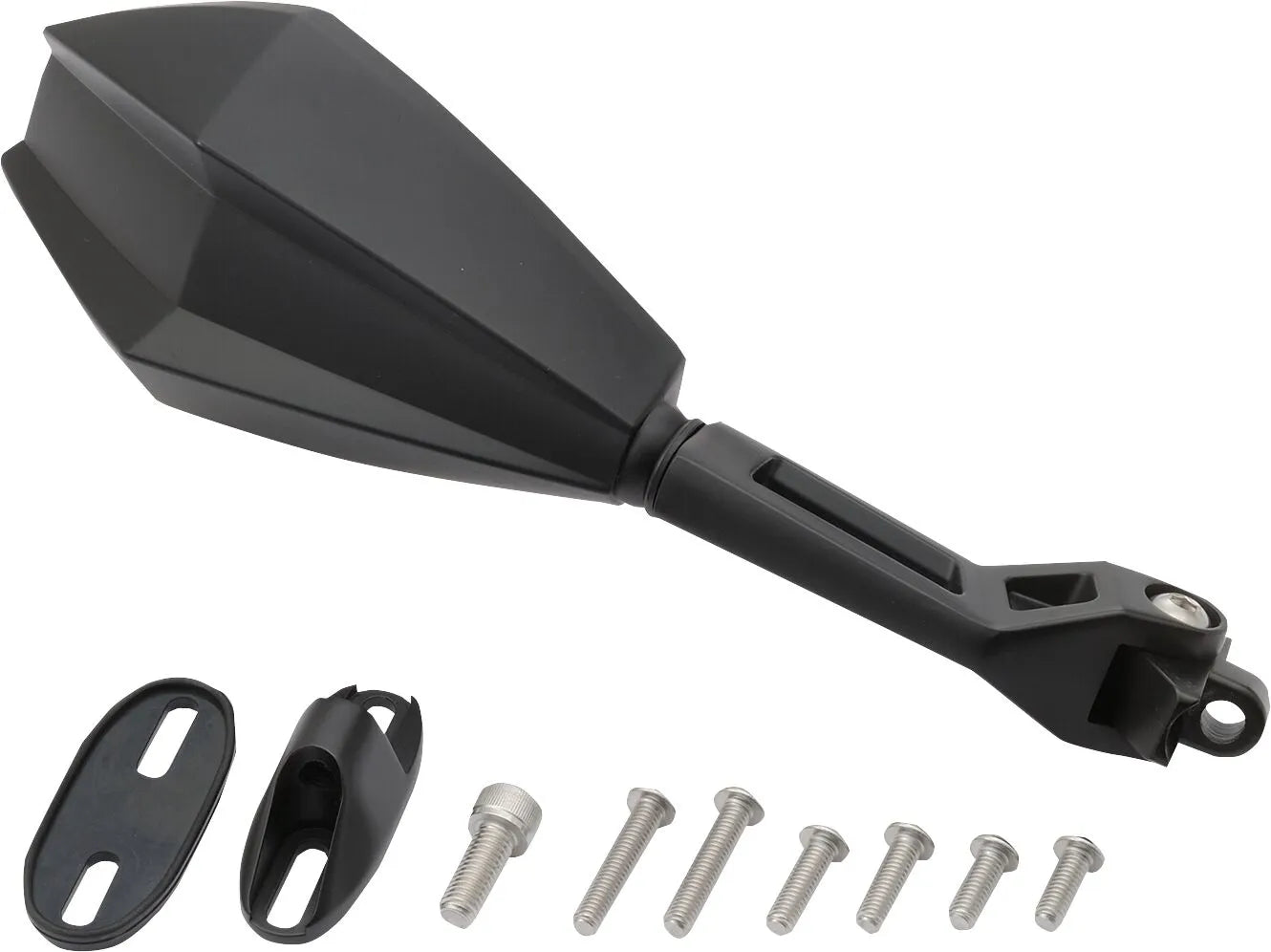 Daytona Aluminum Abs Mirror - Black