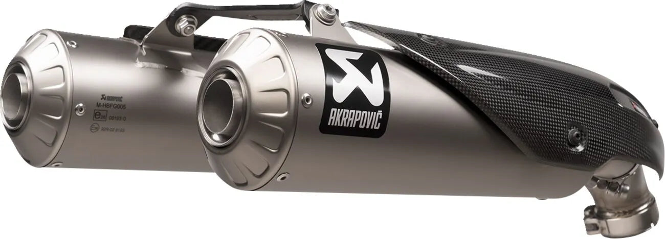 Akrapovic Slip-on Muffler For Enhanced Motorcycle Performance