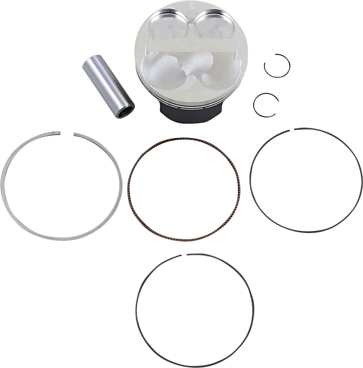 Wossner Piston Kit - 77.02mm Bore, 4-stroke