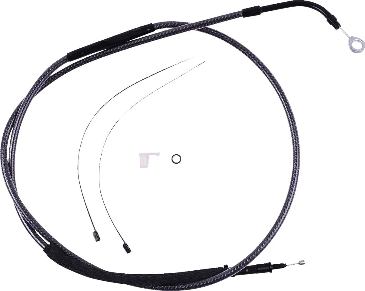 Magnum Shielding High-Efficiency Polished KARBONFIBR Clutch Cable