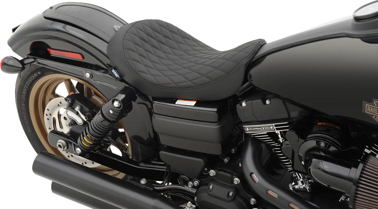 Drag Specialties Low Solo Seat - For Harley Davidson