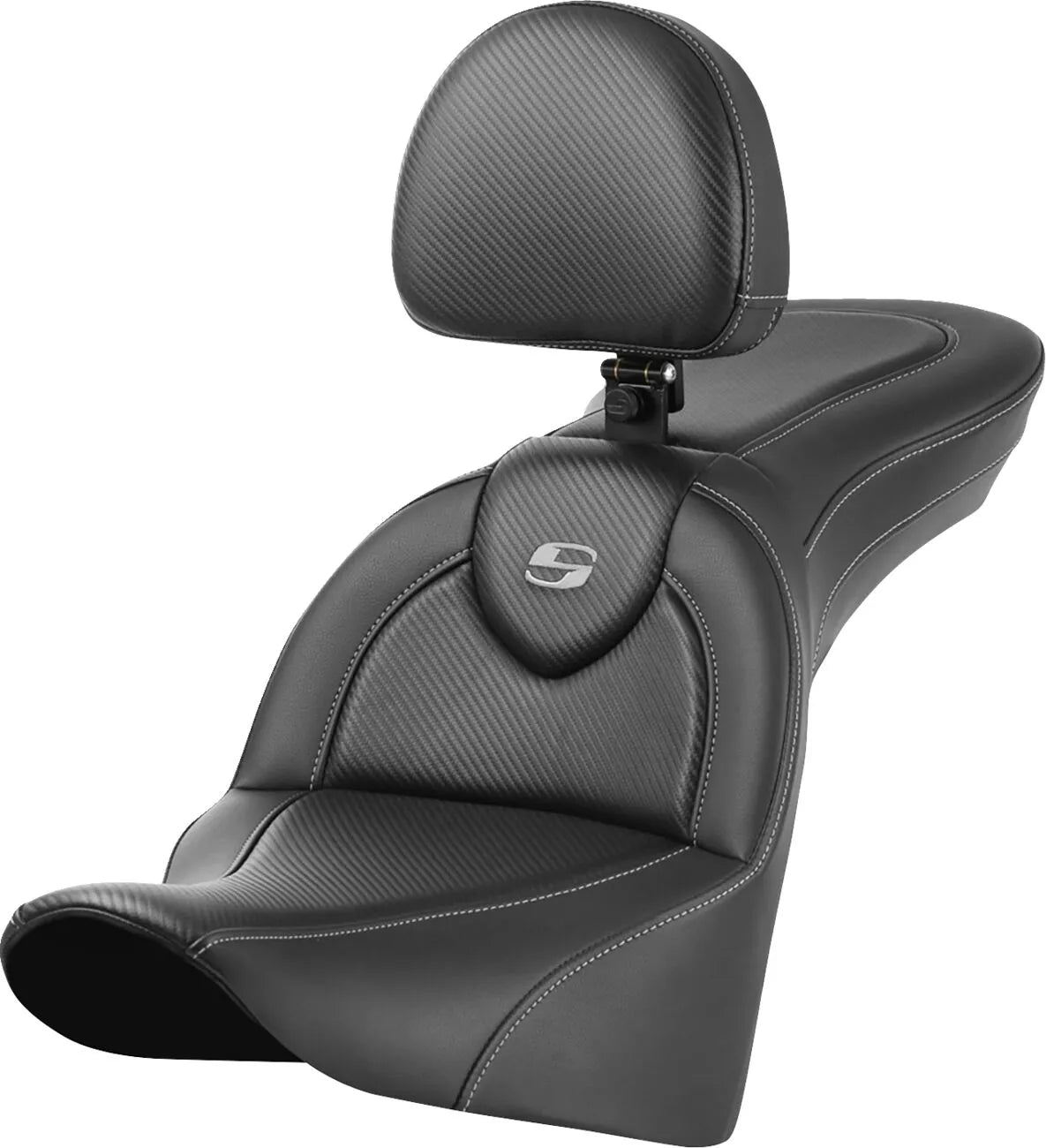 Saddlemen Roadsofa Carbon Fiber Seat - For Harley Davidson