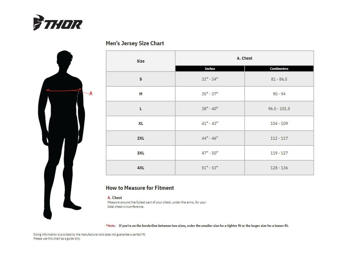 Thor Sportmode Synth Jersey - Black/Yellow/White/Orange