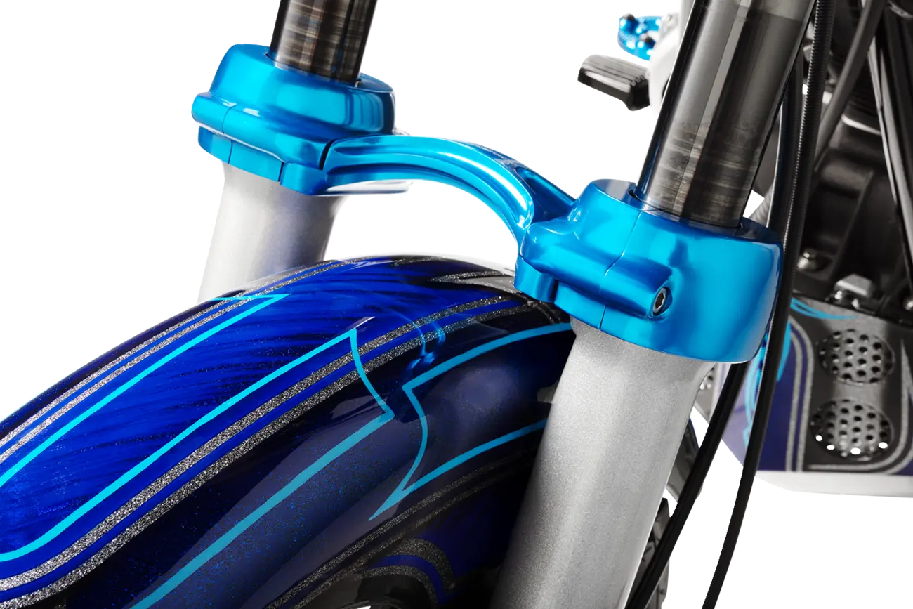 Arlen Ness Method Fork Brace For 39mm Forks - Blue