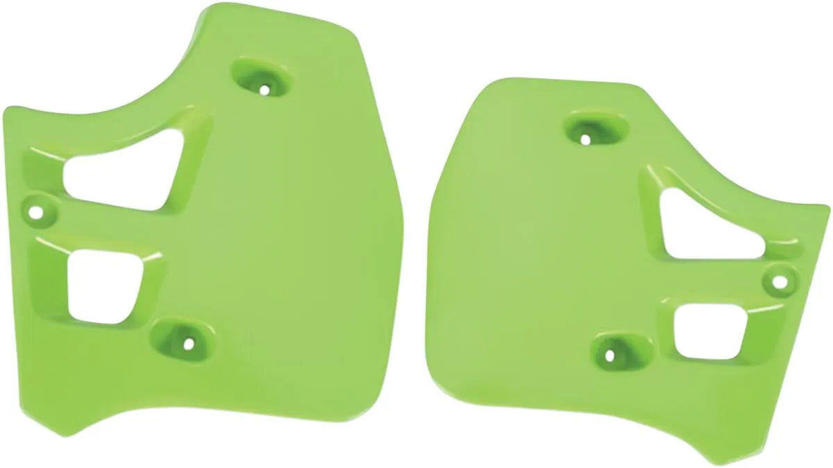UFO Replacement Radiator Shrouds for KX Green