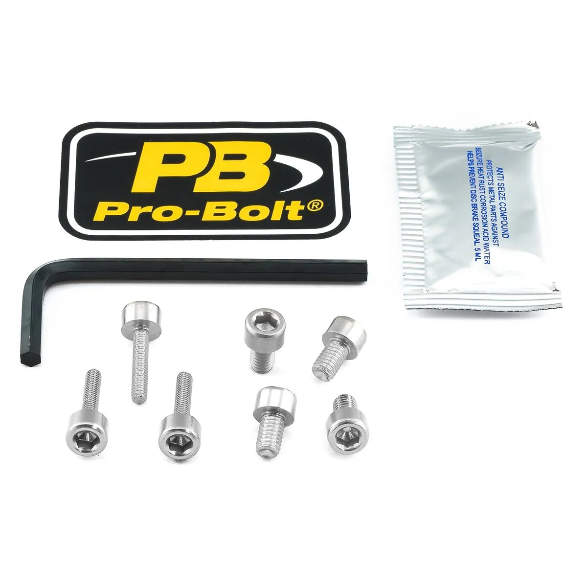 Pro Bolt Aluminium Fuel Cap Kit - Silver