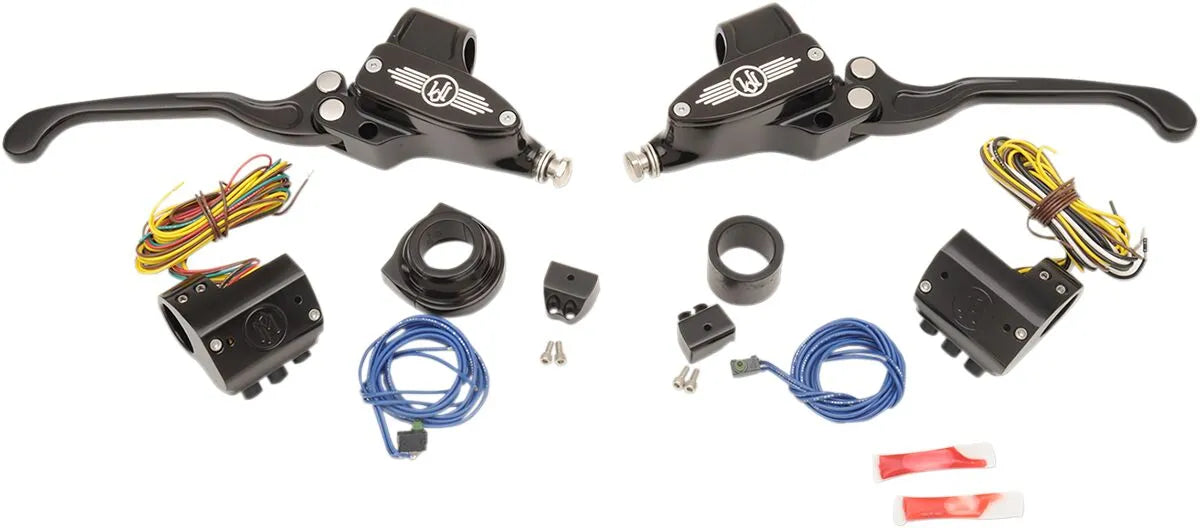 Performance Machine Handlebar Control Kit Hydraulic Black