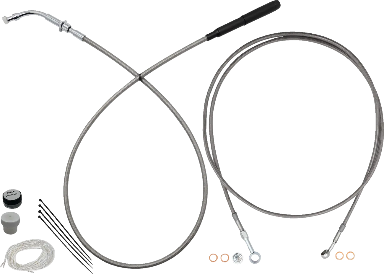 Fat Baggers Inc. EZ Install Handlebar Cable Kit for 14" Ape