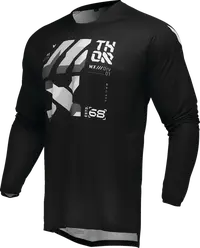 Thor Launchmode Brave Jersey - Black/White/Camo Gray