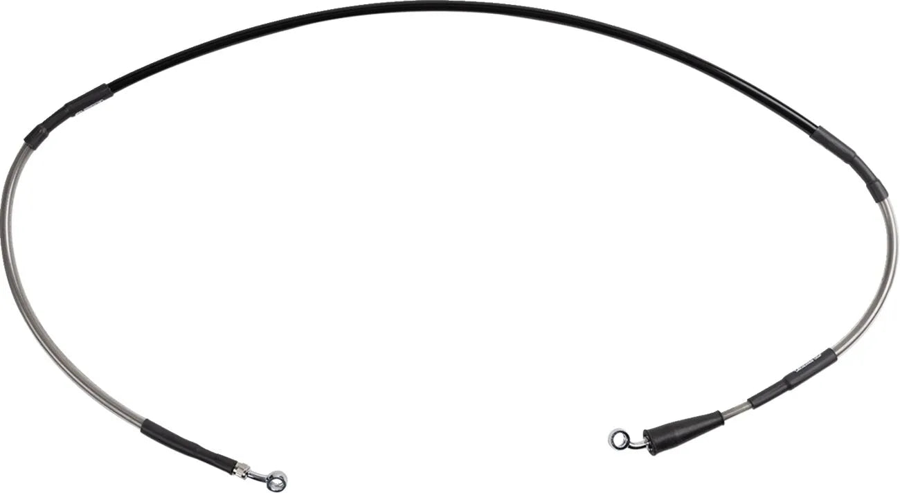 Moose Offroad Stainless Steel Braided Brake Line Front