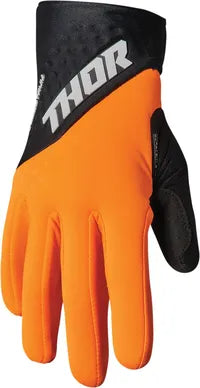 Thor Spectrum Cold Weather Mx Gloves - Black/Orange