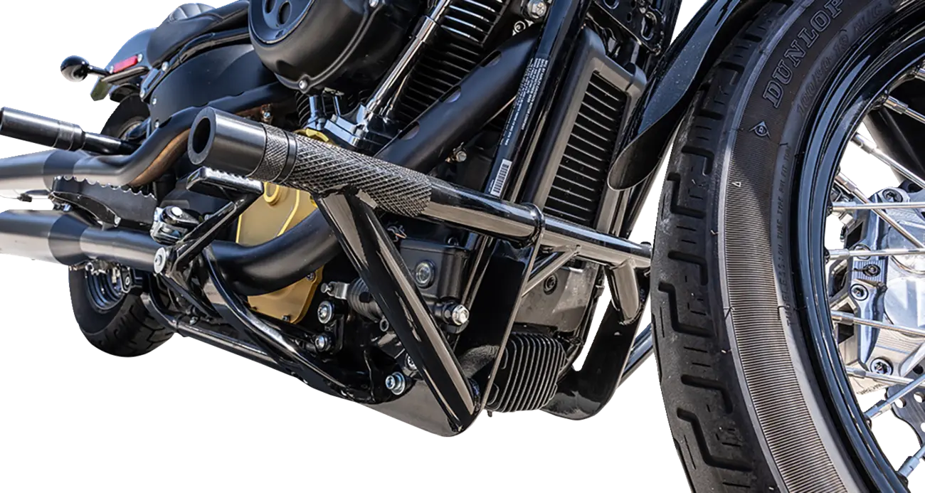 Burly Brand Brawler Kit Front Black For Harley-davidson