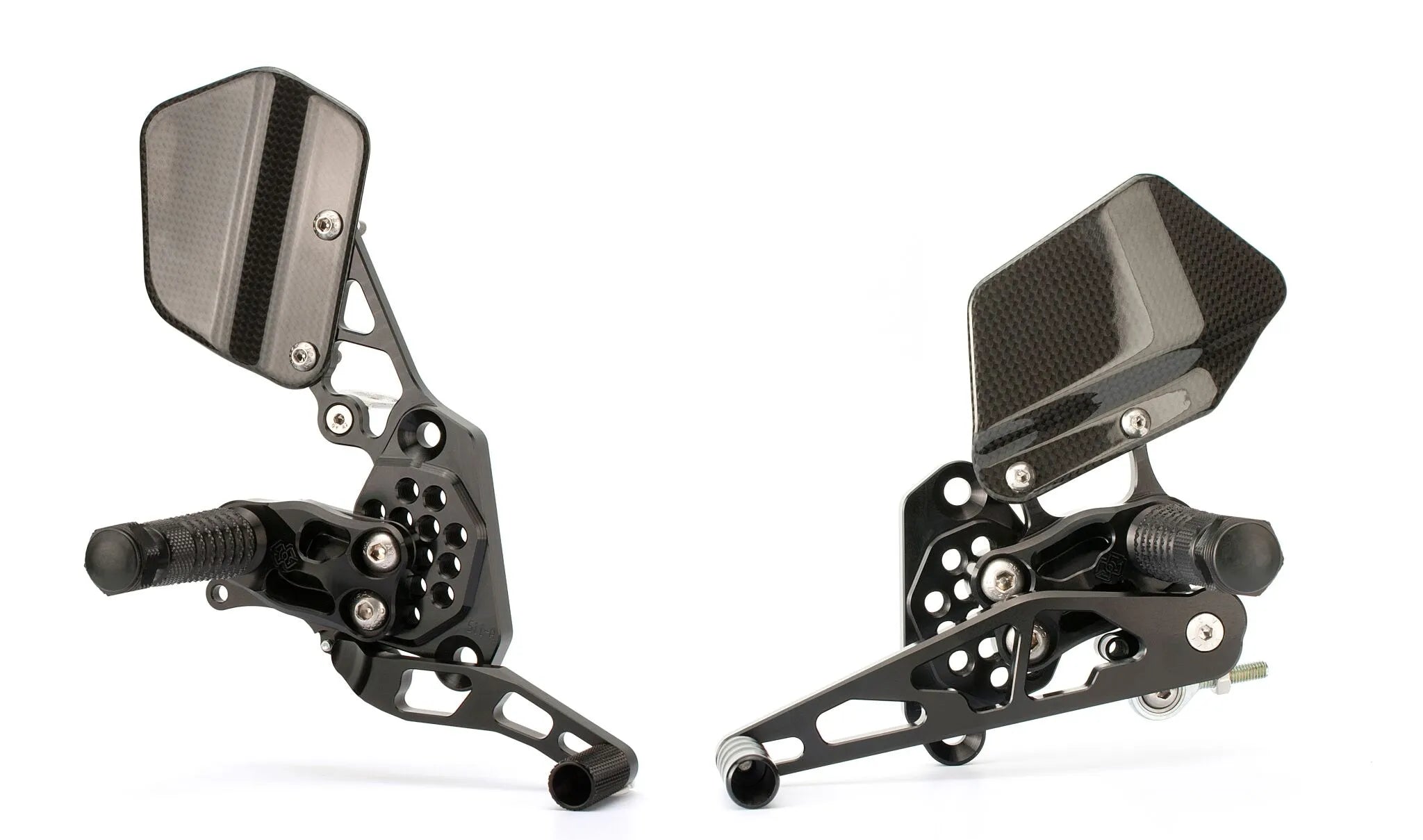 Gilles Tooling As31 Rearset - Black Anodized Aluminum