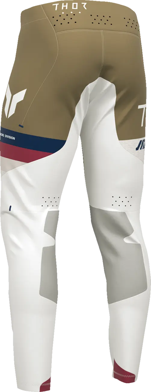 Thor Sportmode League Pants - Tan/White/Navy/Maroon