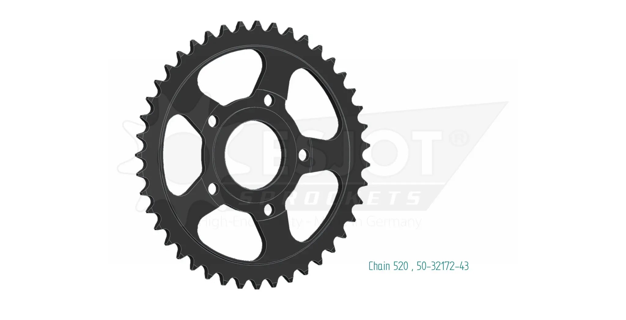 Esjot 520 Standard Rear Sprocket