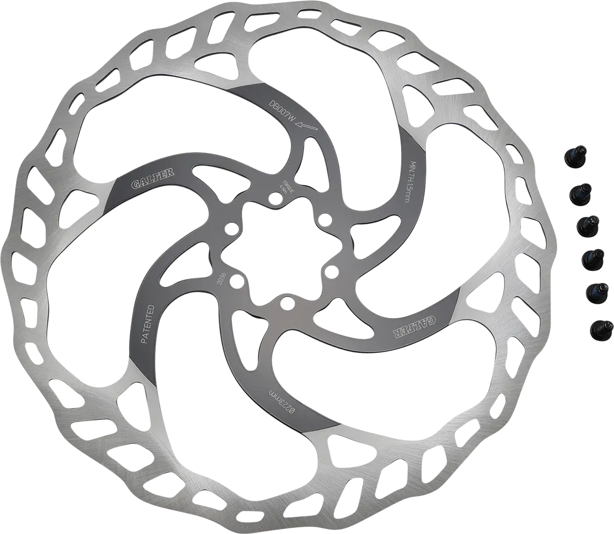 Galfer Fixed Oversize 223mm 6-Bolt Performance Brake Rotor