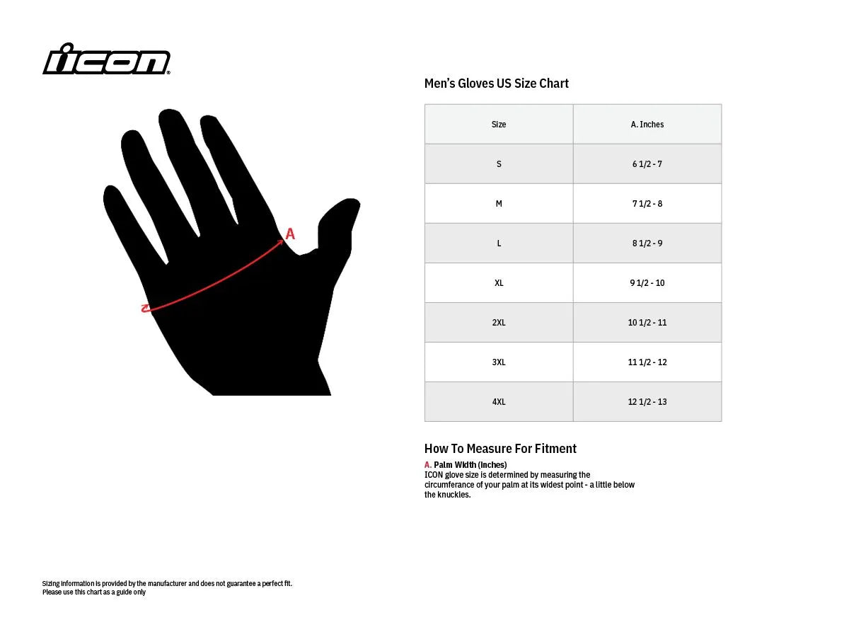 Icon Airform Slabtown Gloves - White