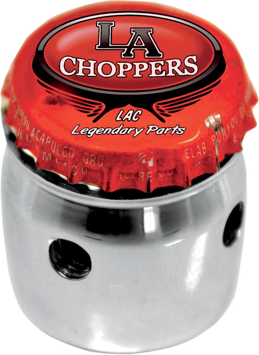 La Choppers Bottle Cap Choke Cable Knob