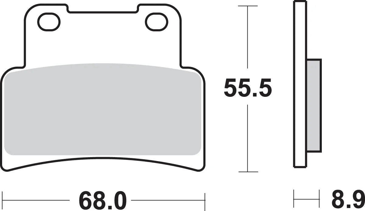 Sbs Hs Street Excel Sintered Front Brake Pads - Front