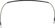 Moose Offroad Stainless Steel Braided Brake Line Front
