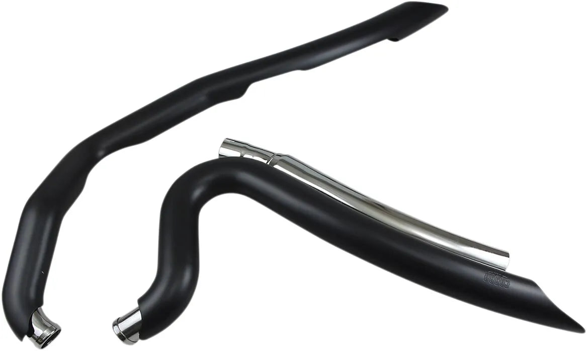 Cobra Speedster Swept Exhaust System - Short Chrome