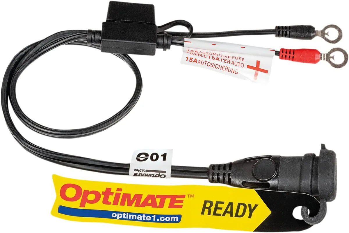 Tecmate Optimate Battery Lead W/ Ring Terminal
