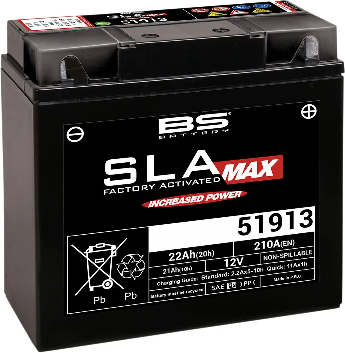 Bs Battery Agm 12v 22ah Motorcycle Battery
