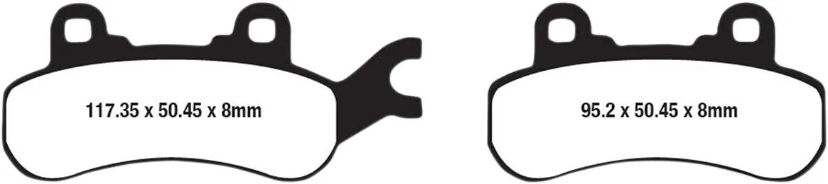 Ebc Long-life Sintered "R" Brake Pads - Front & Rear